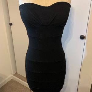 Strapless Black Dress